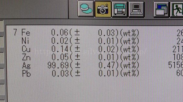 銀板分析結果