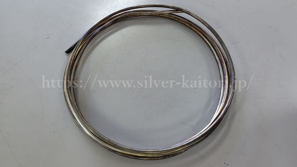 銀950の銀線。
